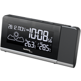 Technoline WT 539 - Funkwecker mit farbigen Display und Datums- und Wochentagsanzeige, Innen- und Außentemperaturanzeige