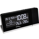 Technoline WT 539 - Funkwecker mit farbigen Display und Datums- und Wochentagsanzeige, Innen- und Außentemperaturanzeige