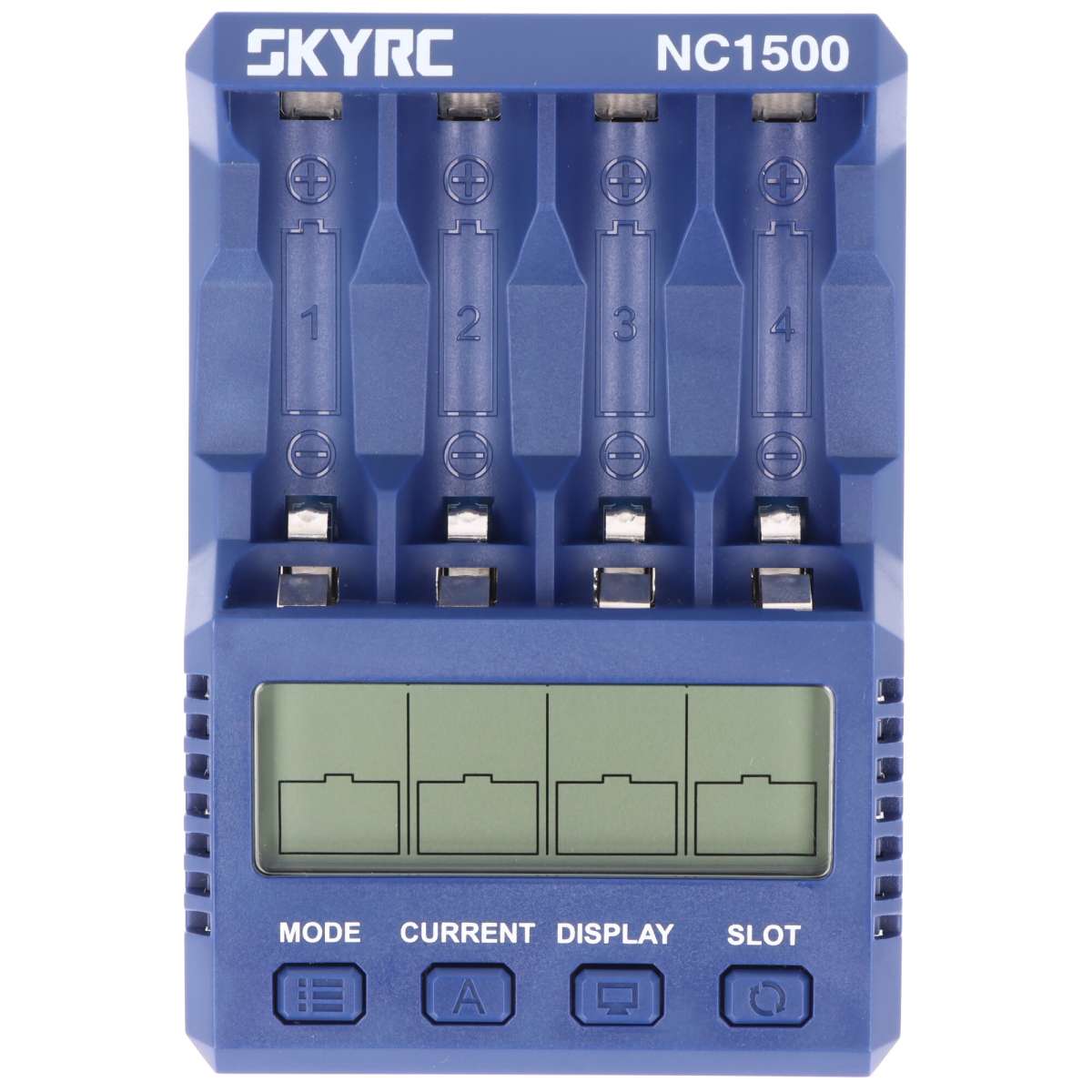 SkyRC NC1500 intelligentes Ladegerät mit Analyse-Funktion für NiMH Akkus der Größe AA, AAA