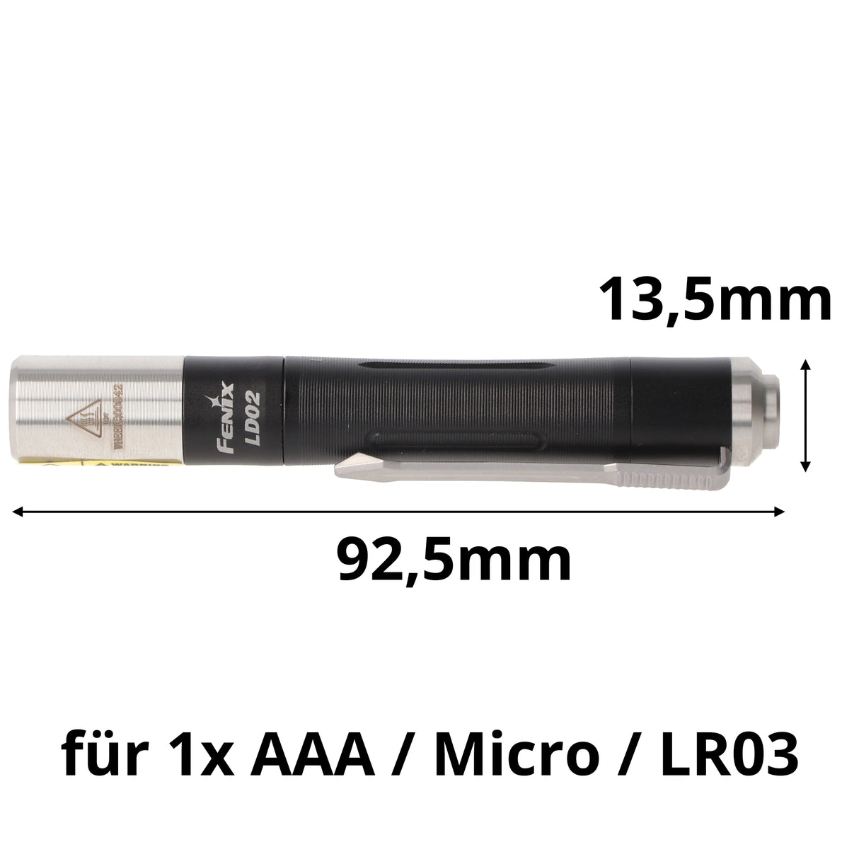 Fenix LD02 V2.0 Cree XQ-E HI LED und UV Licht Taschenlampe