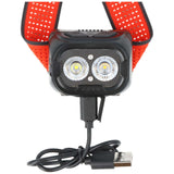 Fenix HL18R-T V2.0 LED Stirnlampe, drei Lichtquellen, max. 800 Lumen, Slide Lock Switch, schwarz