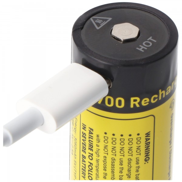 Nitecore NL2150RX 21700 3,7V 5000mAh USB-C Li-Ion Akku