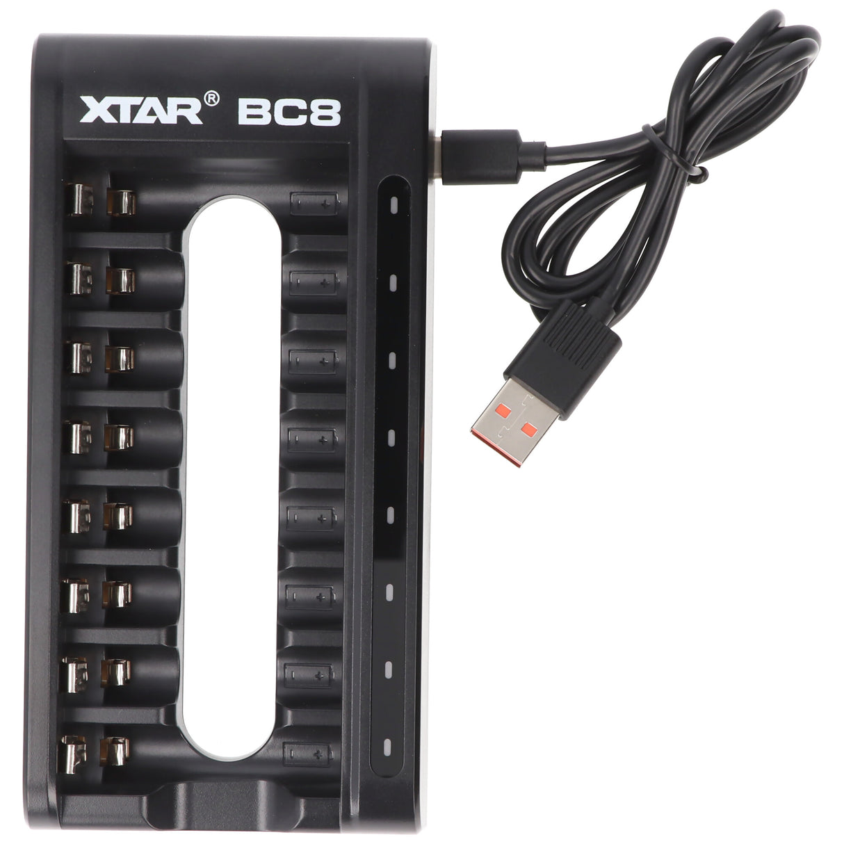 Xtar 1.5 Volt Akku für Wildtierkamera, Wildkamera, 8x Akku und 1x Ladegerät