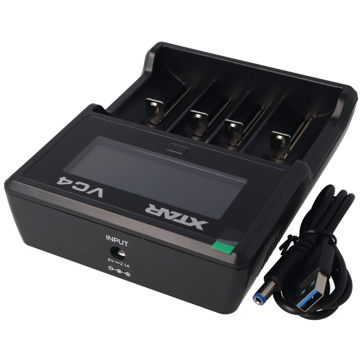 Xtar VC4 18650 Li-Ion Akku und 4fach Li-Ion Schnell-Ladegerät (inkl. 4x Akkus)