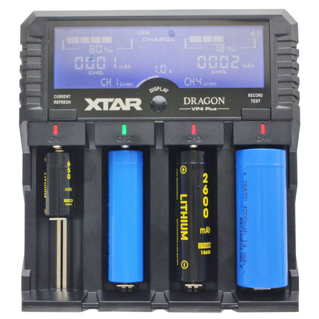 Xtar Universal Schnell-Ladegerät für Li-Ion, NiMH und 3s Akkupack, Akkulänge max. 73mm