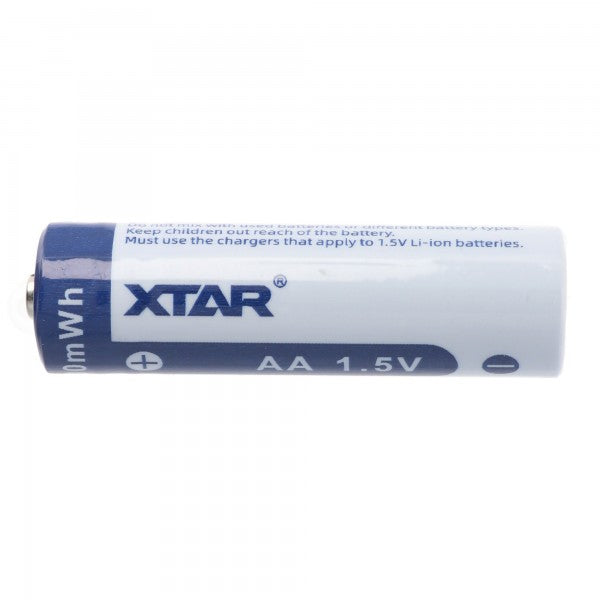 Xtar AA 1,5V 2000mAh inkl. 1,5V Ladegerät Li-Ion Akku (4 Stück)