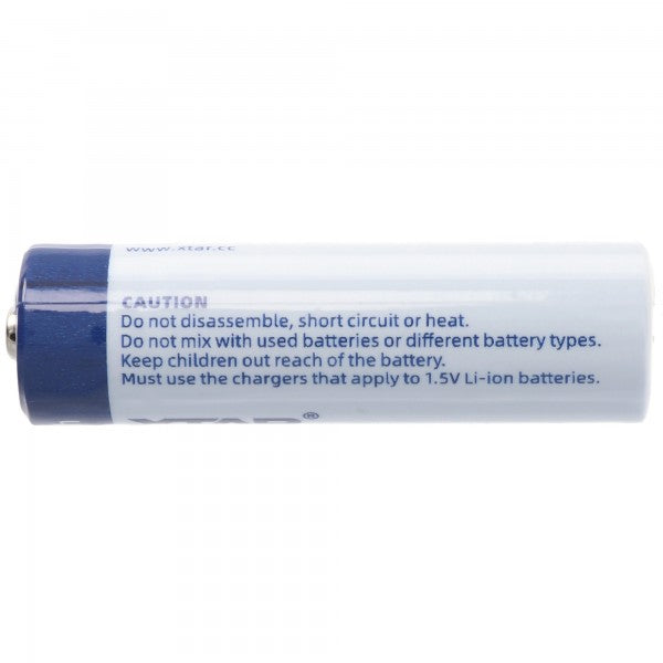 Xtar AA 1,5V 2000mAh inkl. 1,5V Ladegerät Li-Ion Akku (4 Stück)