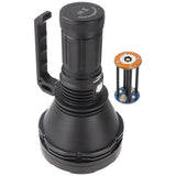 AceBeam K75 2.0 mit weißer LED, 6.300 Lumen und 2.500 Meter Reichweite, mit 4 Akkus, Ladegerät und USB-Schnellladegerät