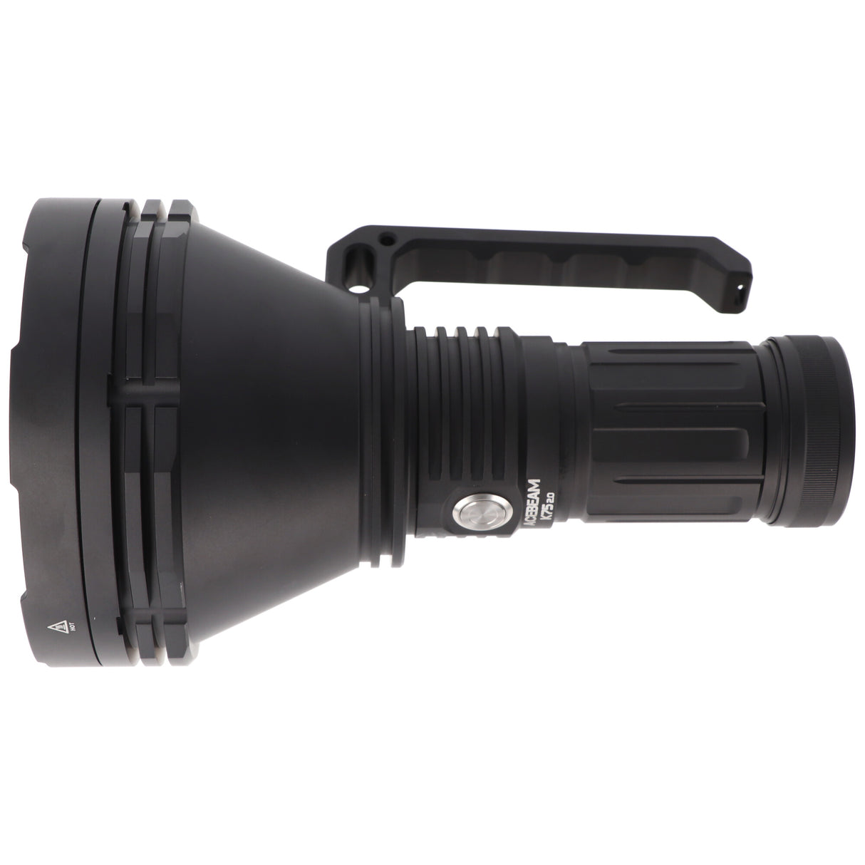 AceBeam K75 2.0 mit weißer LED, 6.300 Lumen und 2.500 Meter Reichweite, mit 4 Akkus, Ladegerät und USB-Schnellladegerät