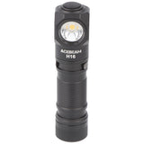 AceBeam H16 LED Stirnlampe mit max. 650 Lumen, 5.000K neutralweiß mit schwarzem Gehäuse, reflektierendes Kopfband, inklusive 14500 Li-Ion Akku