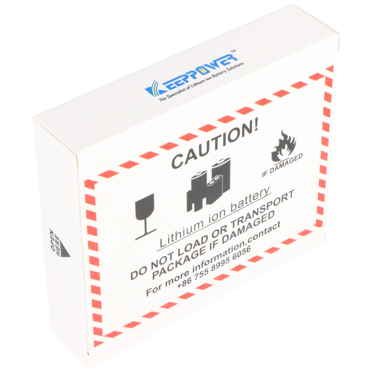 KEEPPOWER Protected 16340, Aufladbar, Li-Ion Akku, 3,7V, 950mAh, 3,52Wh, mit Aufbewahrungsbox (2 St.)