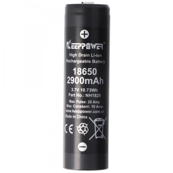 Keeppower IMR18650 3,7V 2900mAh Akku