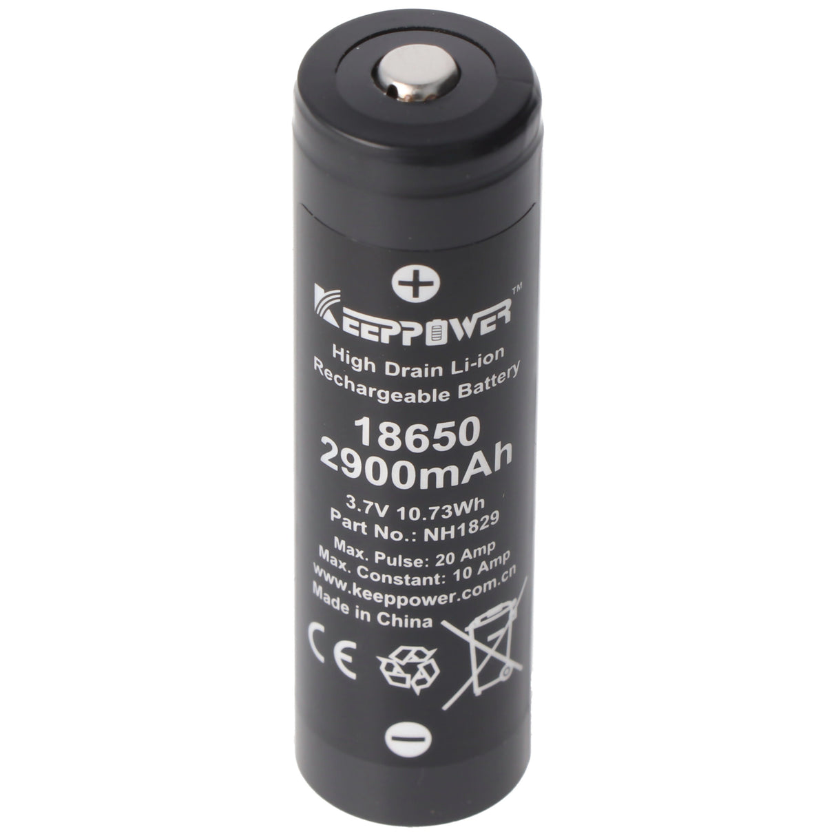 Keeppower IMR18650 3,7V 2900mAh Akku