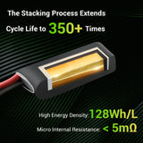OVONIC FPV 2S 300mAh Lipo Akku 2S1P 100C 7,6V LiHV LiPo Akku mit XT30 Stecker (4 Stück)