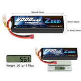 Zeee 3S 9000mAh 11,1V 100C Deans Lipo Akku