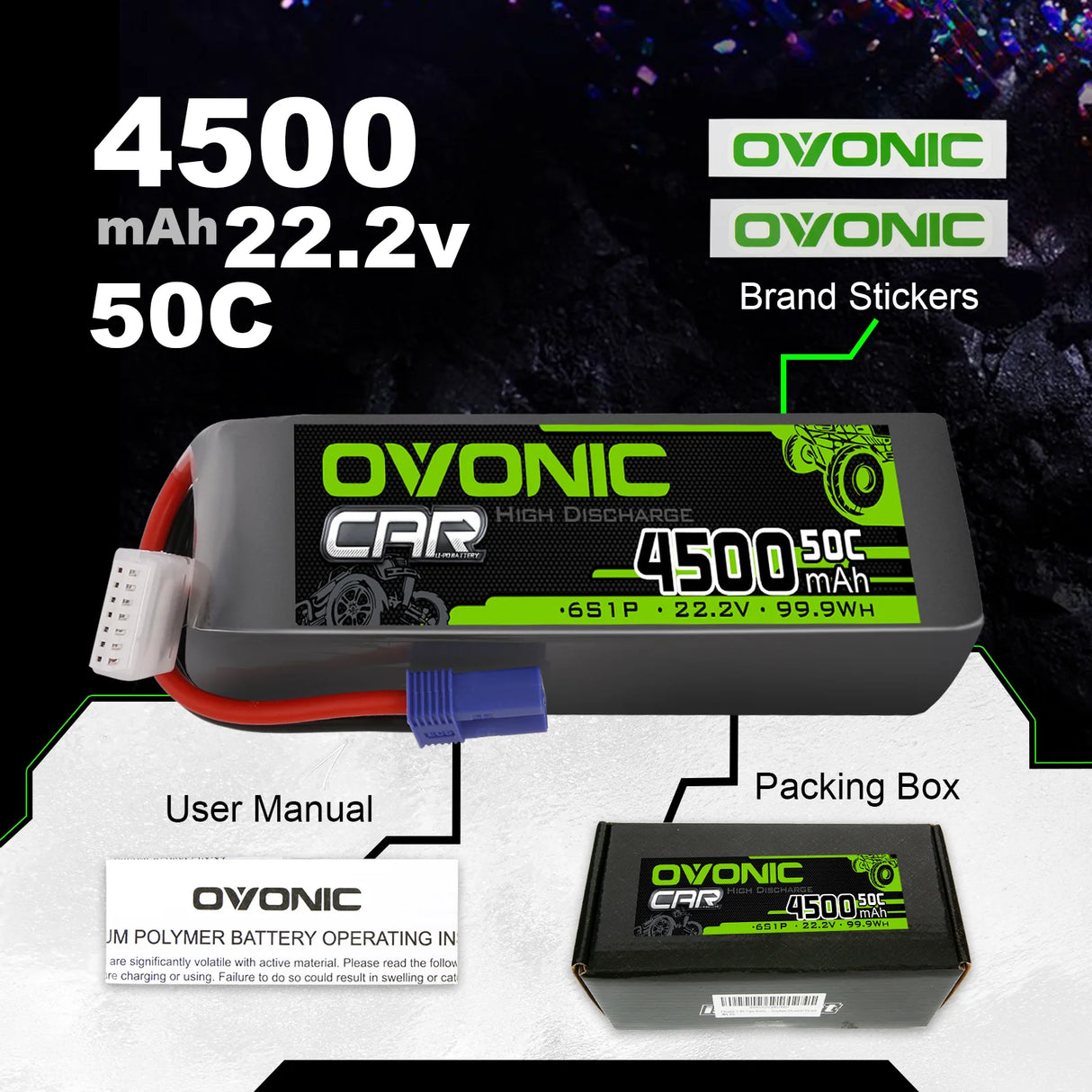 5500mah / 6S / EC5