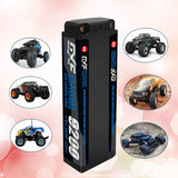 DXF 2S 9200mAh 7,6V 130C 5mm Bullet Lipo Akku