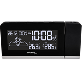 Technoline WT 539 - Funkwecker mit farbigen Display und Datums- und Wochentagsanzeige, Innen- und Außentemperaturanzeige