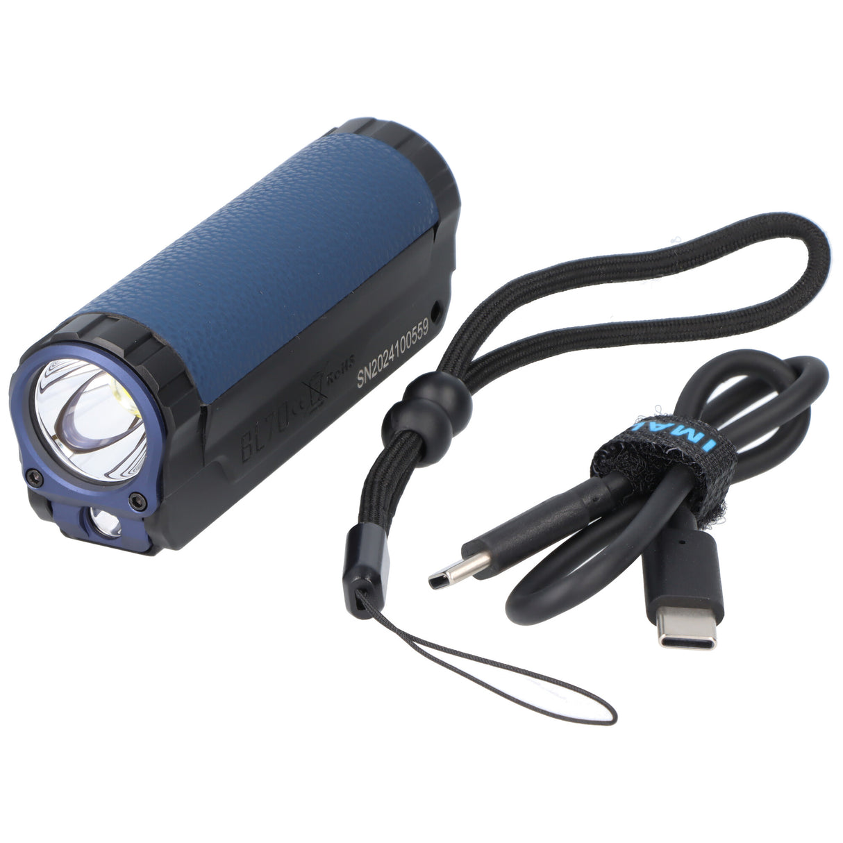 Imalent BL70 EDC-Taschenlampe, max. 6.000 Lumen, 347 Meter Leuchtweite, Royal Blau