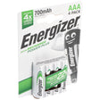 Energizer Akku NiMH, Micro, AAA, HR03, 1.2V/700mAh Power Plus, Pre-cha