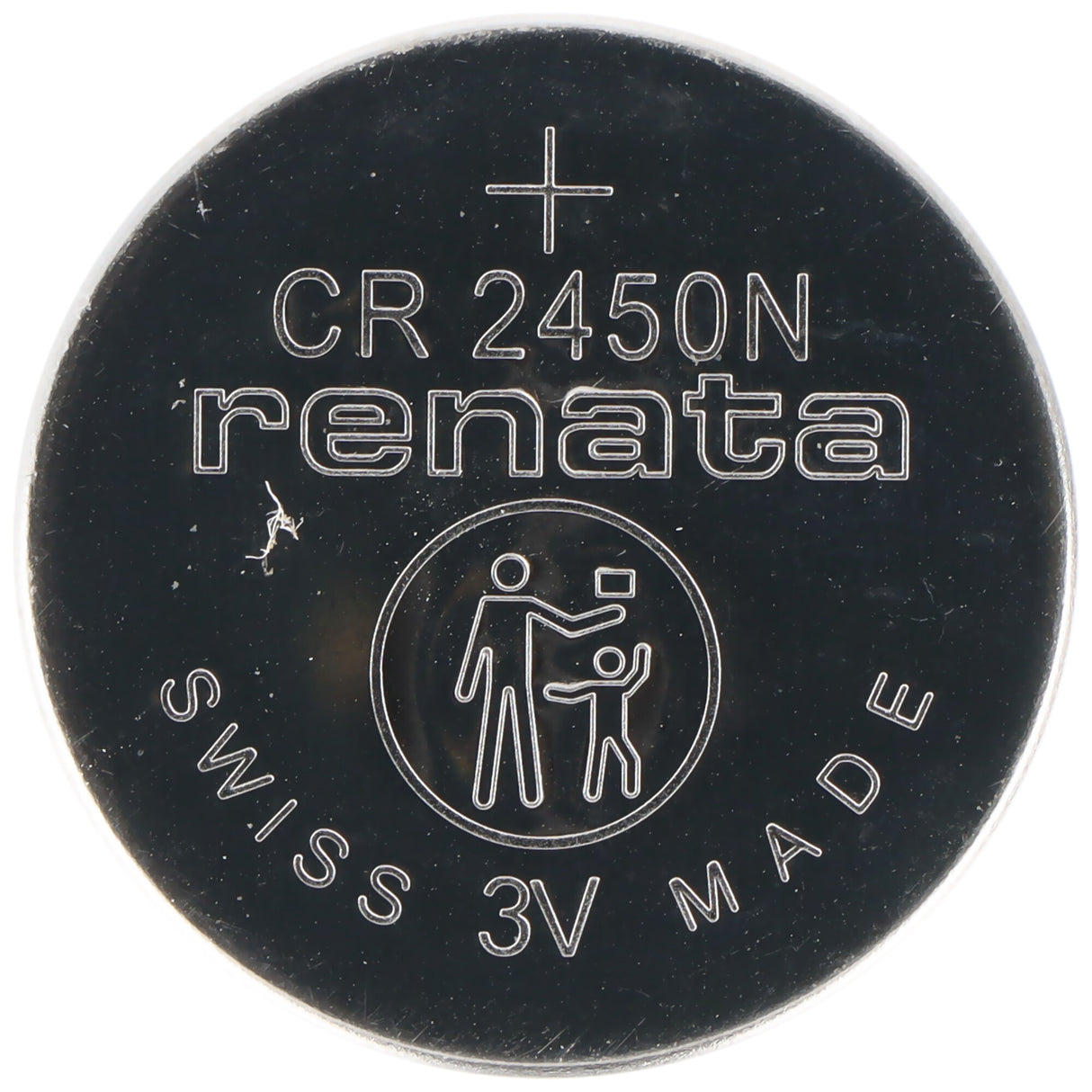 Renata CR2450N Lithium Batterie, Abmessungen 24 x 5mm