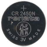 Renata CR2450N Lithium Batterie, Abmessungen 24 x 5mm