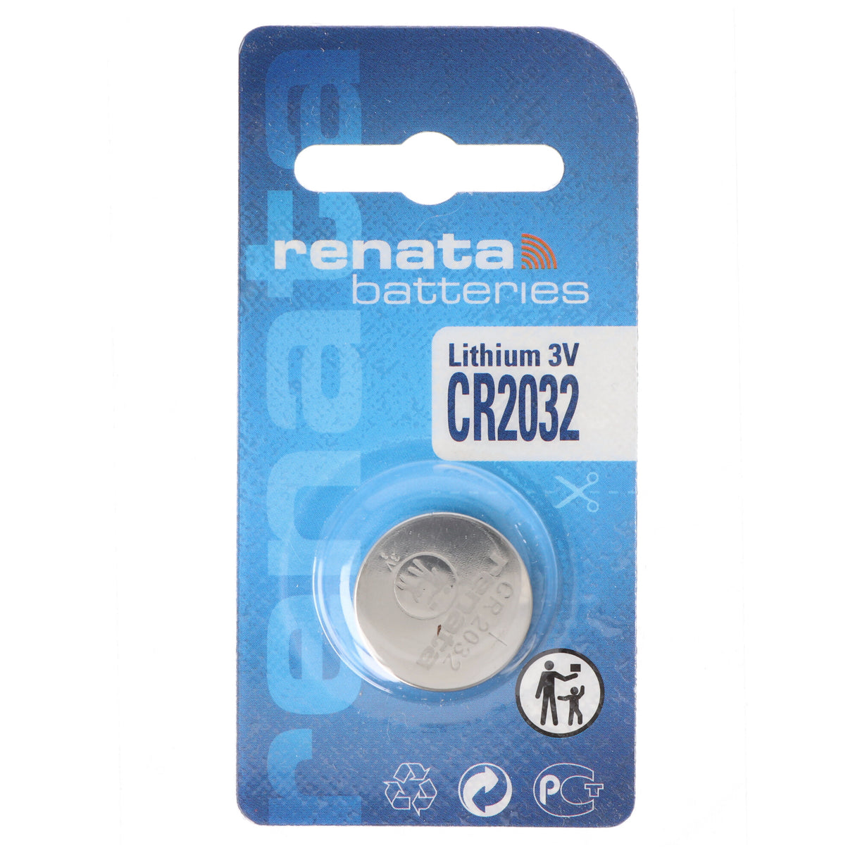Renata CR2032 Lithium Batterie, Lithiumzelle CR2032, 3V
