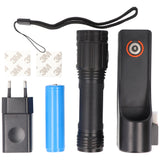Velamp STURM: Wiederaufladbare LED-Taschenlampe 2000 Lumen, Anti-Blackout mit Wandhalterung