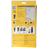 Velamp STURM: Wiederaufladbare LED-Taschenlampe 2000 Lumen, Anti-Blackout mit Wandhalterung