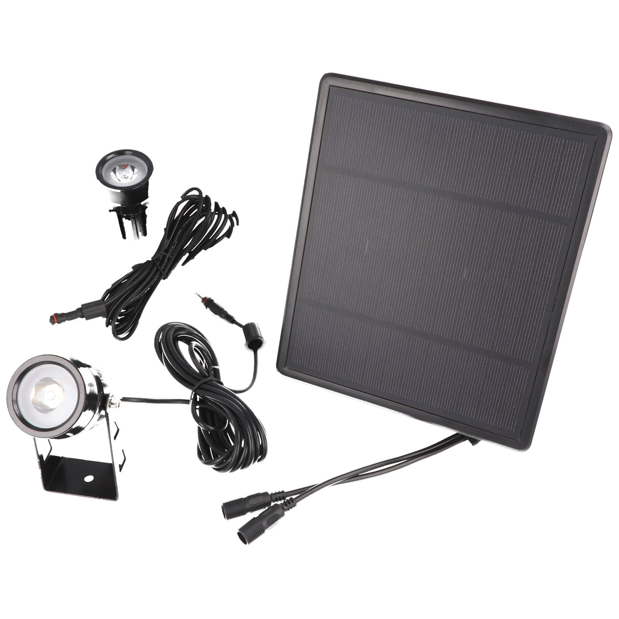 Velamp BLACKBIRD 2 Außenstrahler mit Solarpanel. 3000K