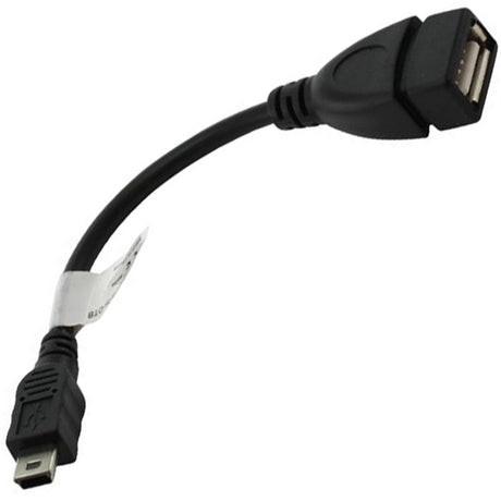 AccuCell USB-Kabel mit Mini-B-Stecker auf A-Anschluss kompatibel zu Sony VMC-UAM1