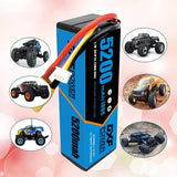 DXF 3S 5200mAh 11,1V 100C Blue Series Lipo Hardcase (2 Stück)