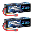 Zeee 3S 5200mAh 11.1V 80C Deans Hardcase (2 Stück)
