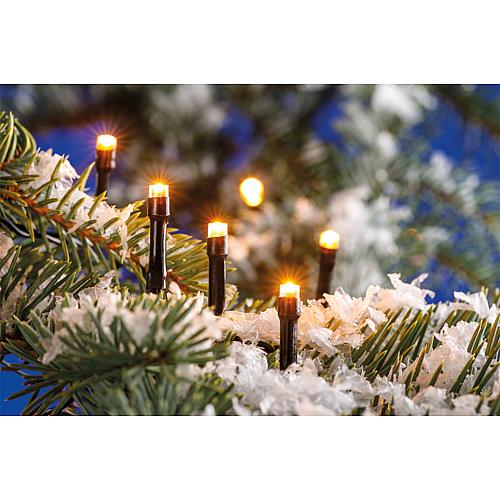 EGB LED-Mini-Lichterkette 48 flg. Batteriebetrieb mit Timer IP44-48-BO-T