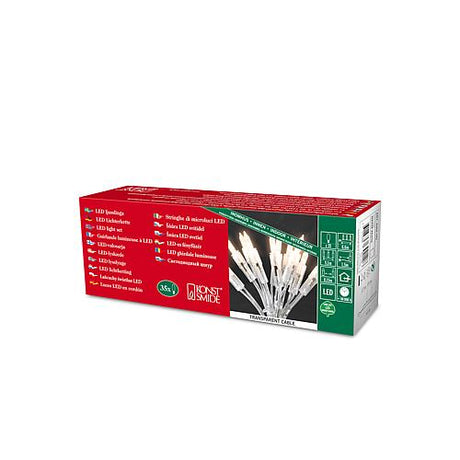 Konstsmide LED Minilichterkette 35 ww LED 6302-103 transparentes Kabel