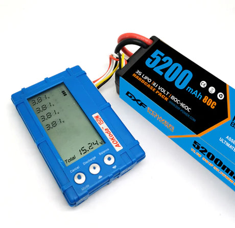 DXF 3S 5200mAh 11,1V  80C Blue Series Hardcase Lipo Akku (2 Stück)