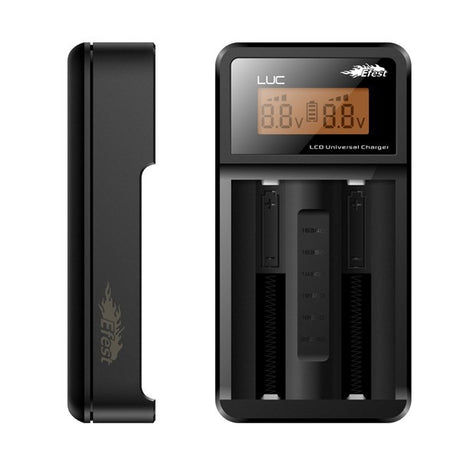Efest LUC Ladegerät + 4x Efest Lila IMR 18350 - 700mAh (Button Top) + Box