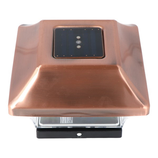 EZ Solar Zaunpfostenleuchte Solar LED Leuchte für Zaunpfähle, Garten Pfostenkappen