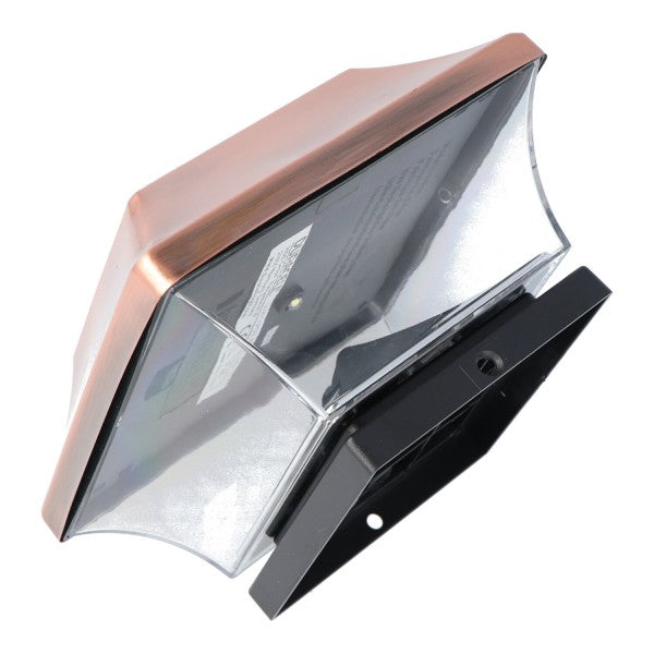 EZ Solar Zaunpfostenleuchte Solar LED Leuchte für Zaunpfähle, Garten Pfostenkappen