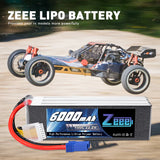 Zeee 6S 6000mAh 22,2V 100C Lipo Akku EC5 (2 Stück)