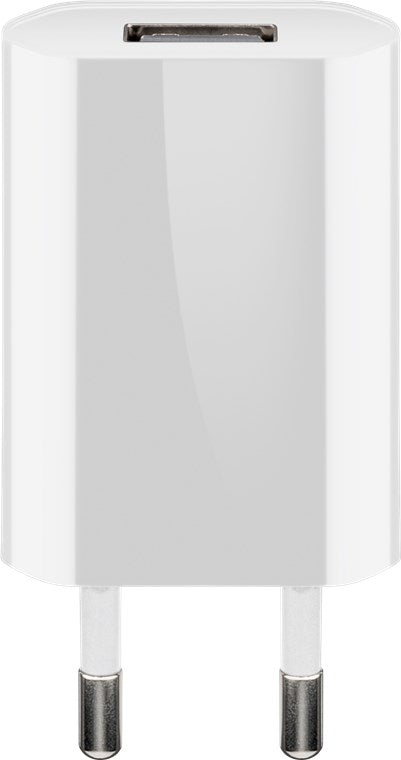 Goobay USB-C™ Ladeset 1 A - Netzteil mit Type-C™ Kabel 1m (weiß)