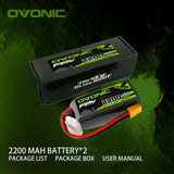 Ovonic FPV 4S 2200mAh 14,8V 35C XT60