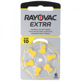 Rayovac Hörgerätebatterie H10MF Nr. 10 PR70 Extra Advanced, 105mAh 6 Stück im Blister