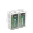 Soshine Aufbewahrungsbox für 1x bis 2x 9V Block 6LR61/AM-6 (6F22) Akku