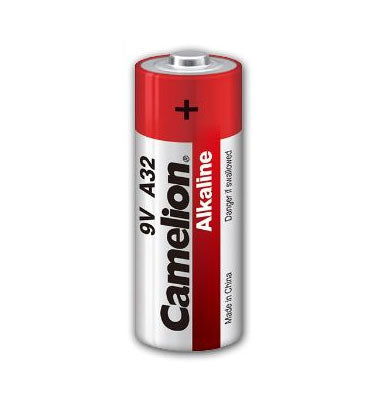 Camelion LR32A Alkaline Batterie A32 LR 32 A für Fernbedienungen 9 Volt, Abmessungen 7,7 x 21,8mm