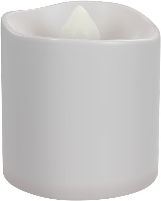 Goobay 6er-Set LED-Teelichter - Kerzen-Set mit Fernbedienung, für den Innenbereich (IP20), warmweiß (2700 K), Aufladung über USB