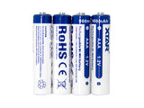 XTAR AAA R03 NIMH Akku 900mAh 1,2V mit Aufbewahrungsbox (4 Stuck)