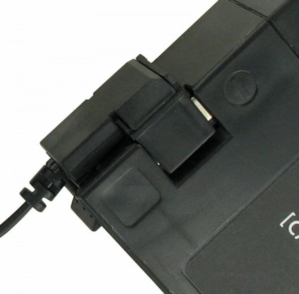 AccuCell Schnellladegerät Clip Kontakt Panasonic Akku VW-VBF2E, MP1250