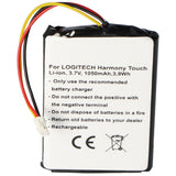 AccuCell Akku Logitech 915-000198, Harmony Touch, Harmony Ultimate Akku