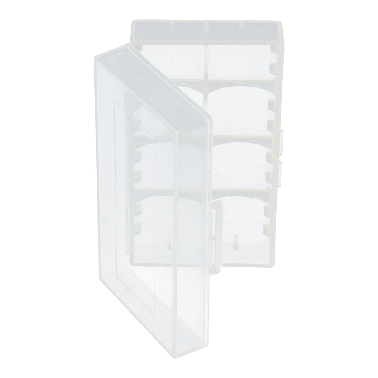 AccuCell Universal AccuSafe Aufbewahrungsbox für 1 bis zu 2 Stück 18650 Li-Ion Akku